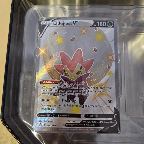 Pokemon Shining Fates Eldegoss V Tin - Picture 6 of 12